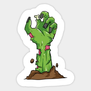 Zombie Hand Sticker